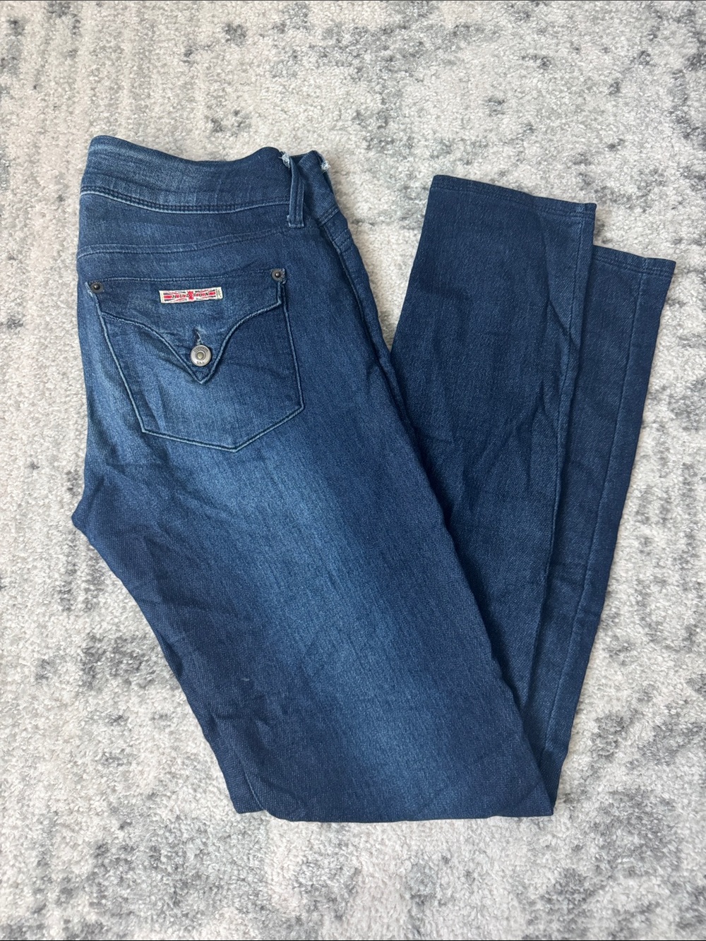 Hudson Jeans Women's Skinny Dark Indigo Stretch Denim